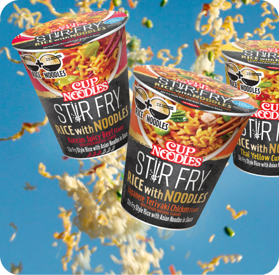 Cup Noodles Stir Fry Fiery Korean Chicken - Nissin Food