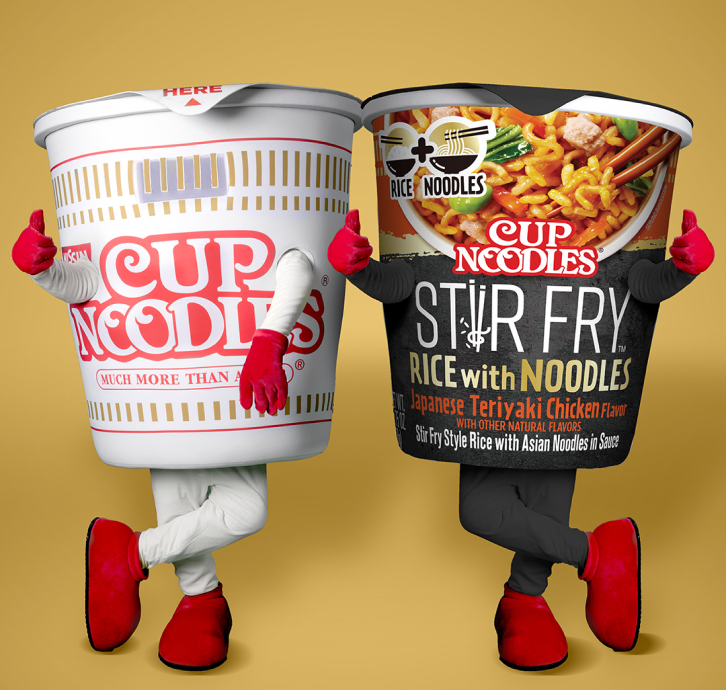 Nissin Cup Rice & Noodle: Korean Spicy Beef