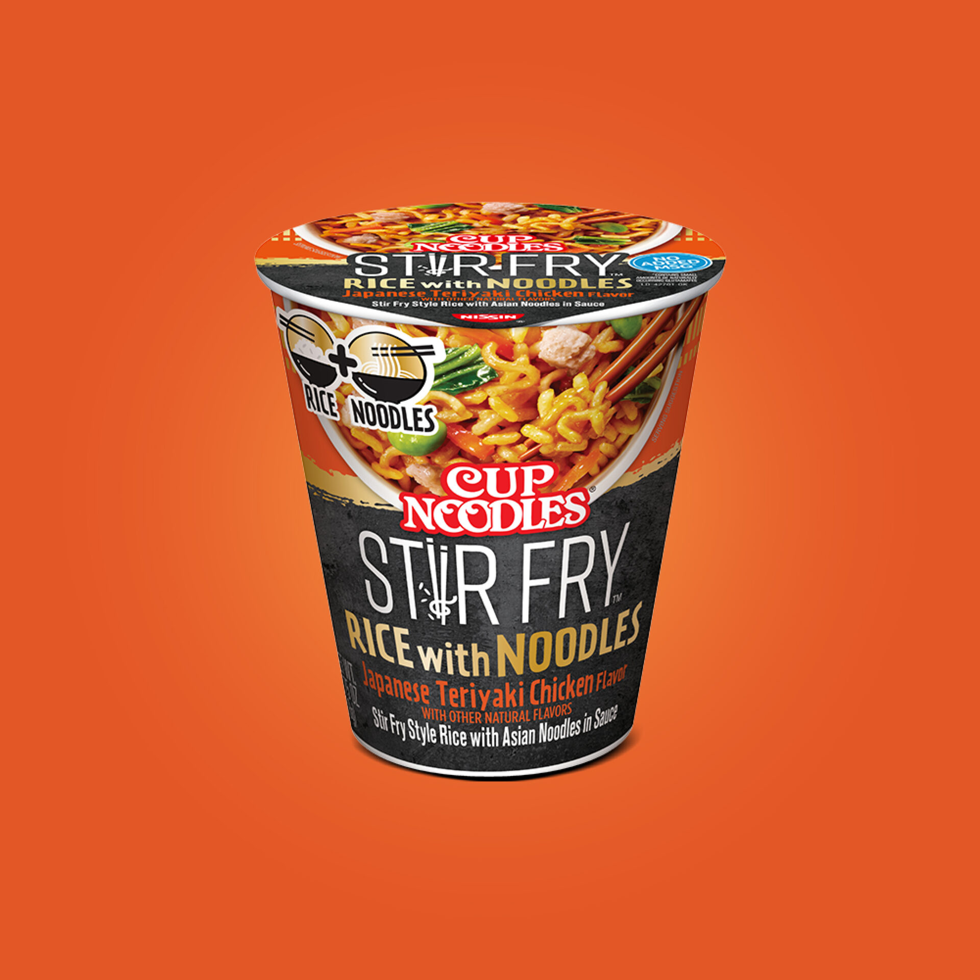 Nissin Cup Noodles Stir Fry Japanese Teriyaki Chicken Flavor Rice