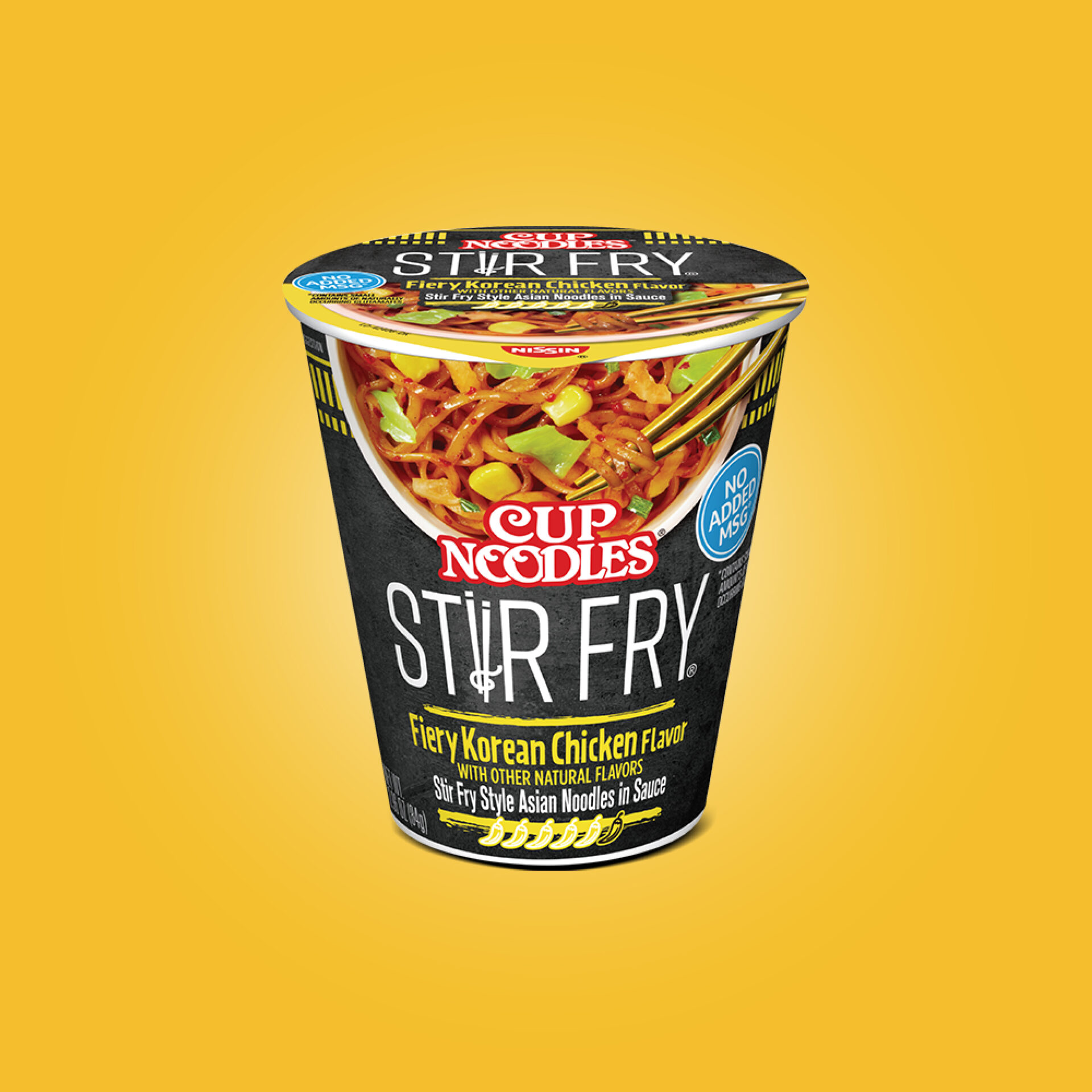 Cup Noodles Stir Fry Fiery Korean Chicken - Nissin Food