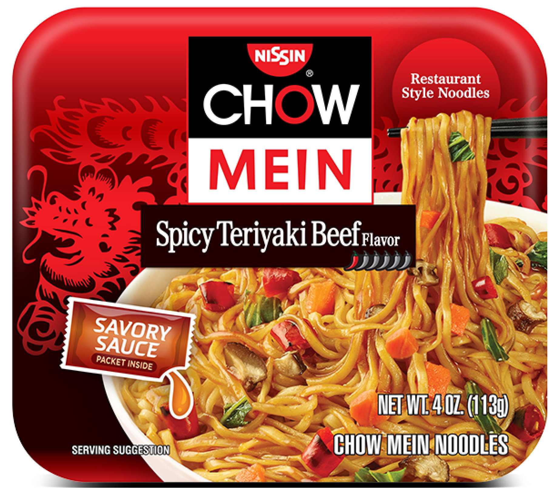 Chow Mein Spicy Teriyaki Beef