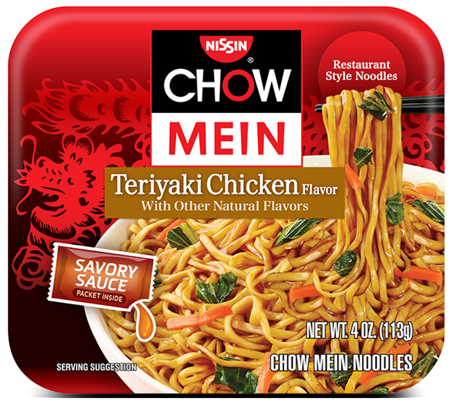 Chow Mein Teriyaki Chicken