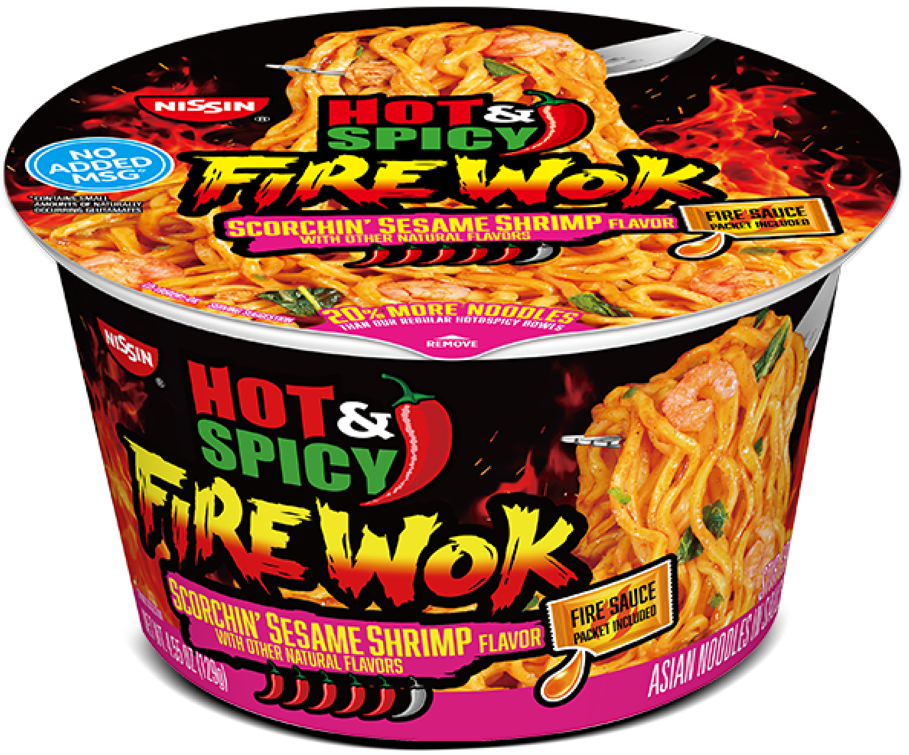 Hot & Spicy Fire Wok Scorchin’ Sesame Shrimp