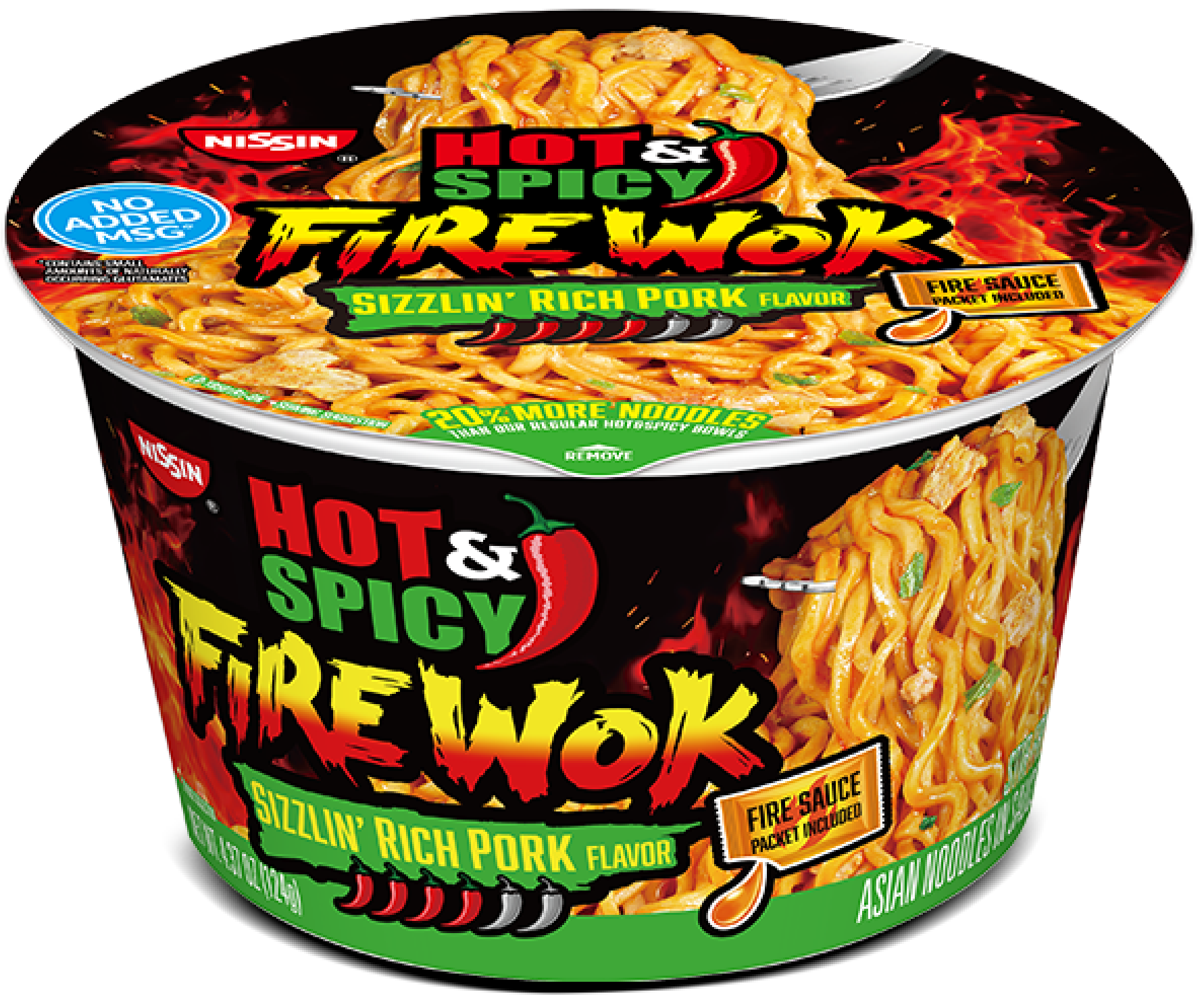 Hot & Spicy Fire Wok Sizzlin’ Rich Pork