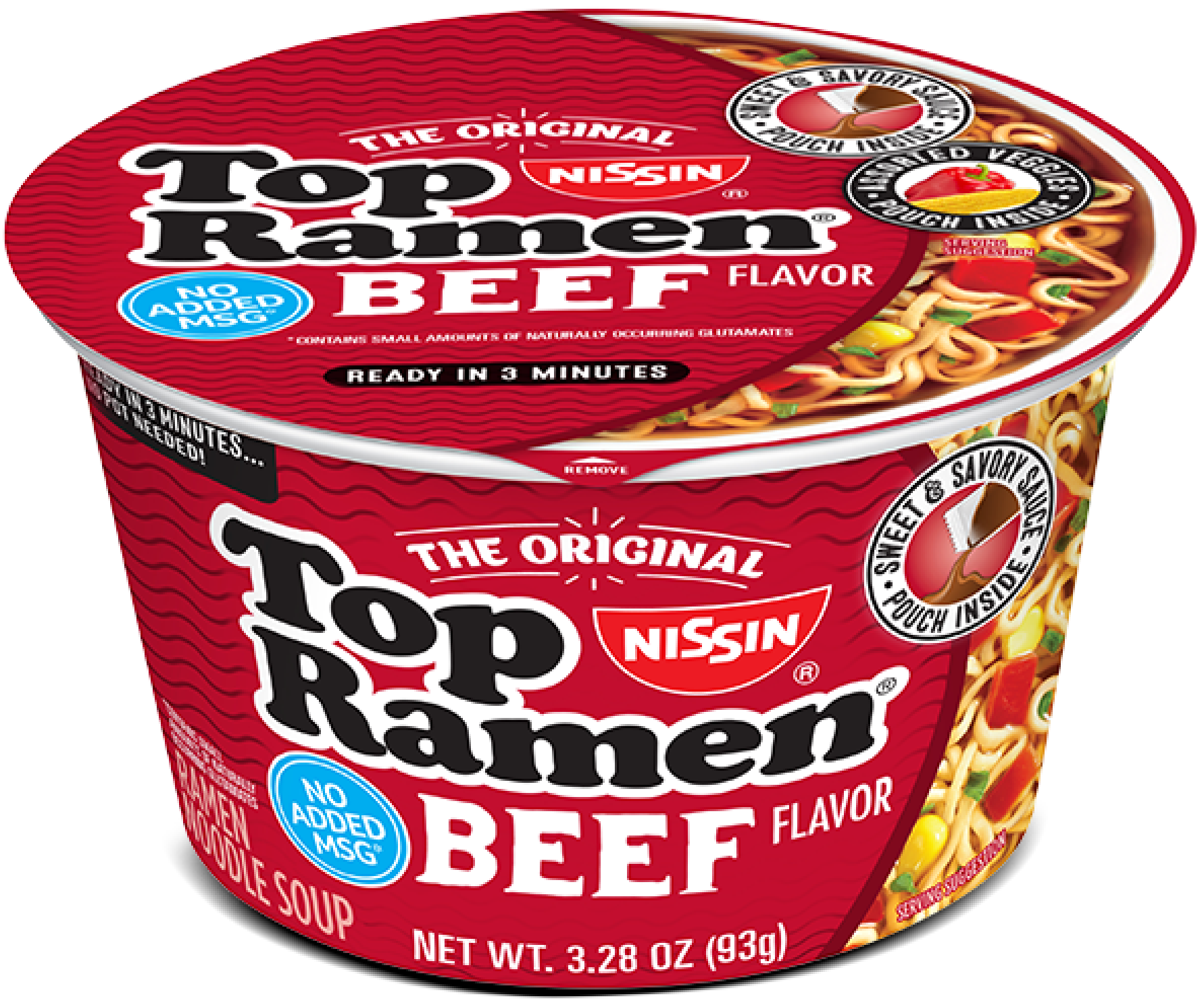 Top Ramen Bowl Beef