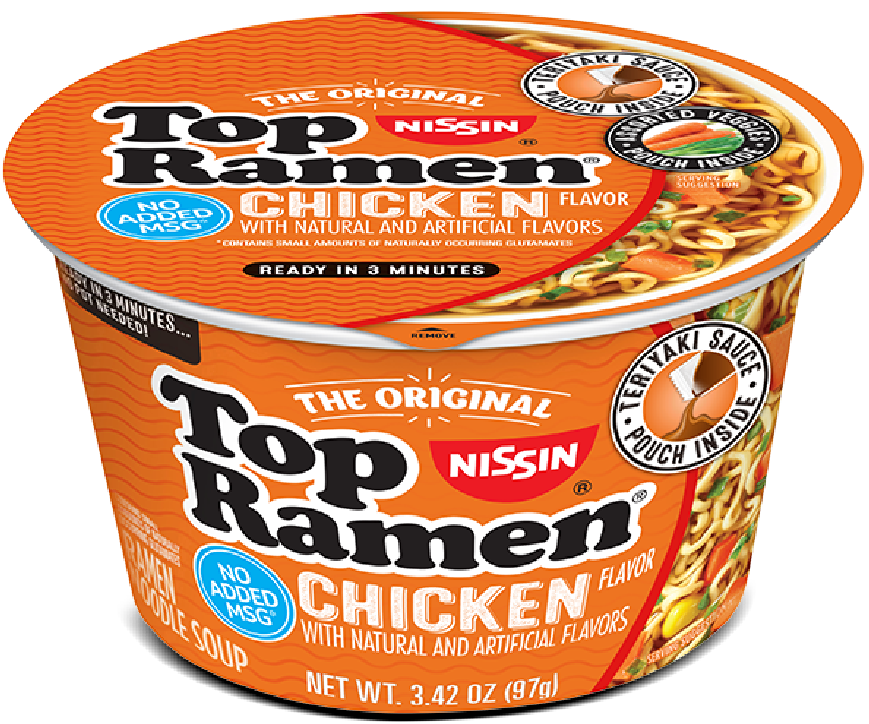 MR.NOODLE Instant Cup Noodles (Chicken /Curry) Flavor 40G