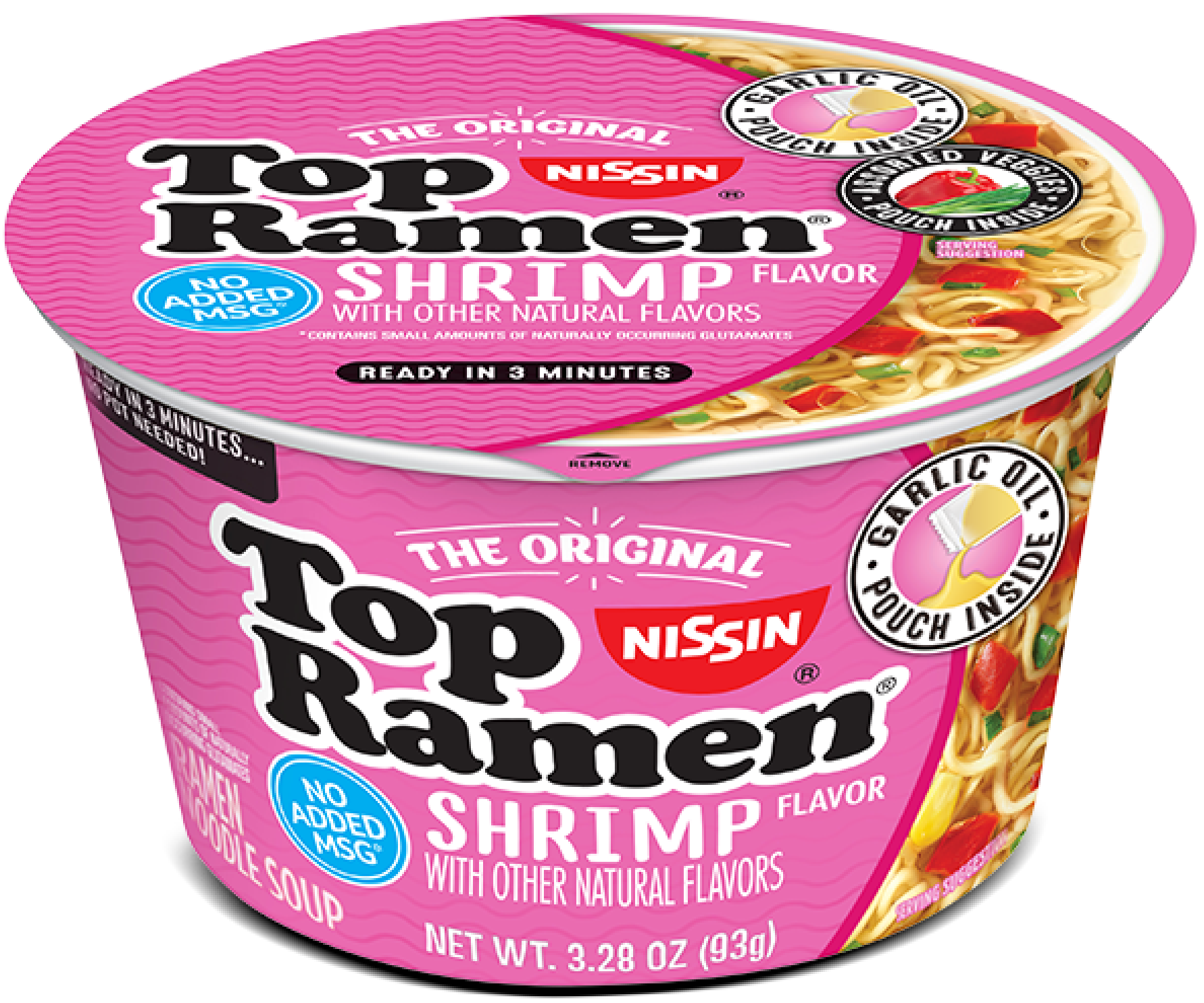Top Ramen Bowl Shrimp