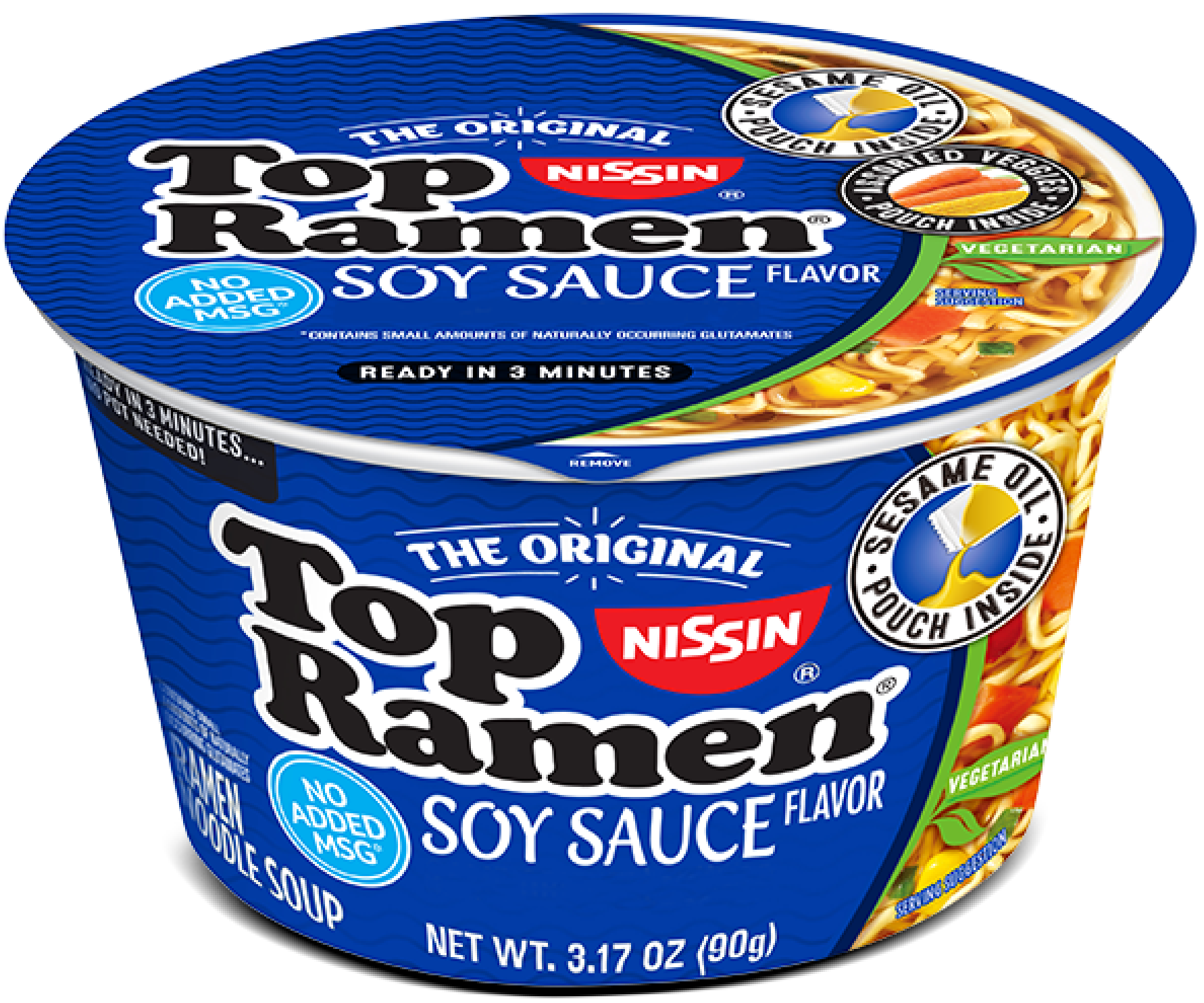 Top Ramen Bowl Soy Sauce