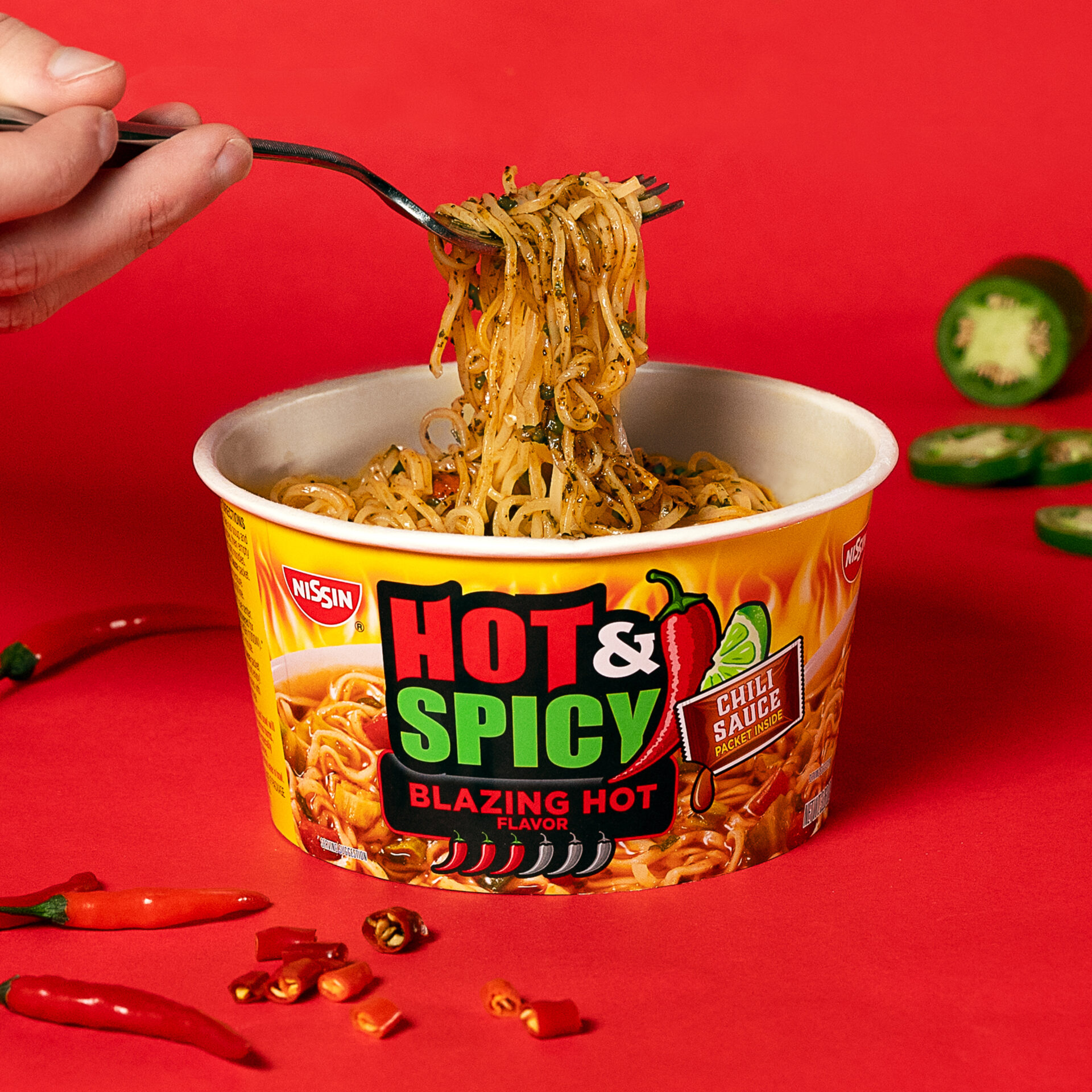 Hot & Spicy Blazing Hot - Nissin Food