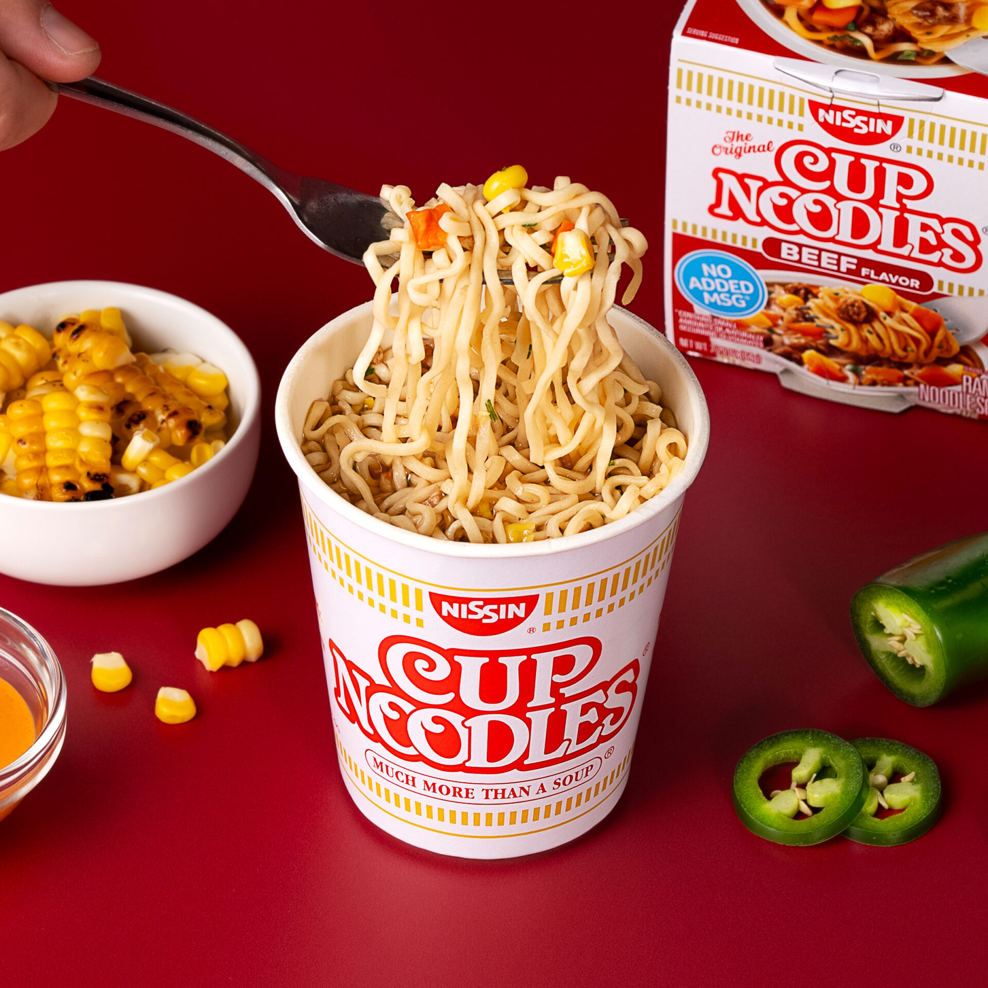 Cup of noodles sweater clearance