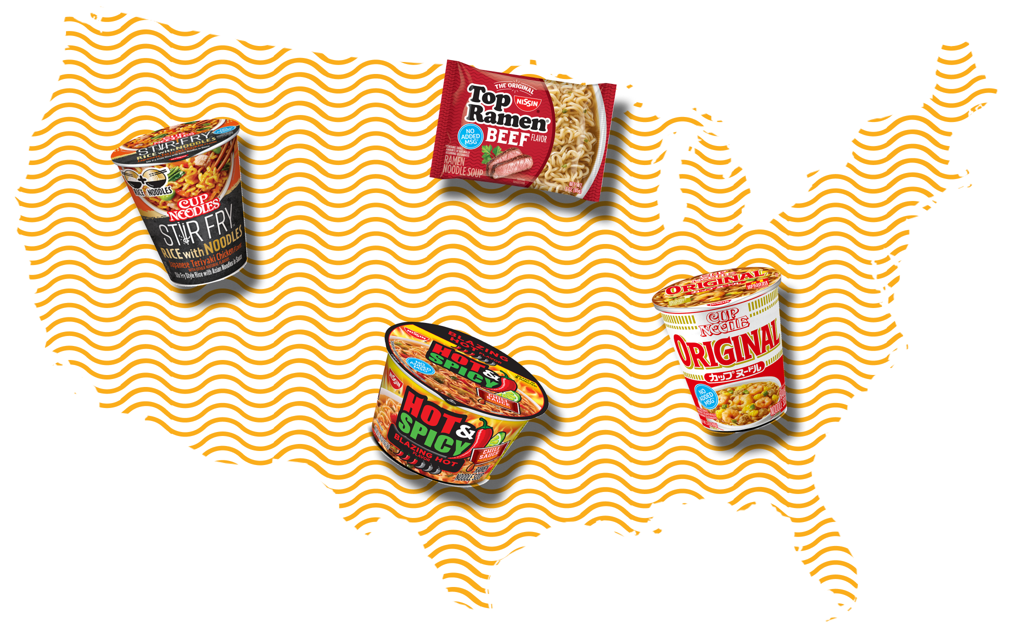 Find nearest store with Nissin products