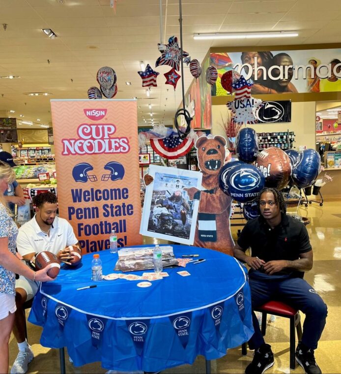TOUCHDOWN: Nissin Foods Hosts Meet & Greets with Penn State Football Student-Athletes