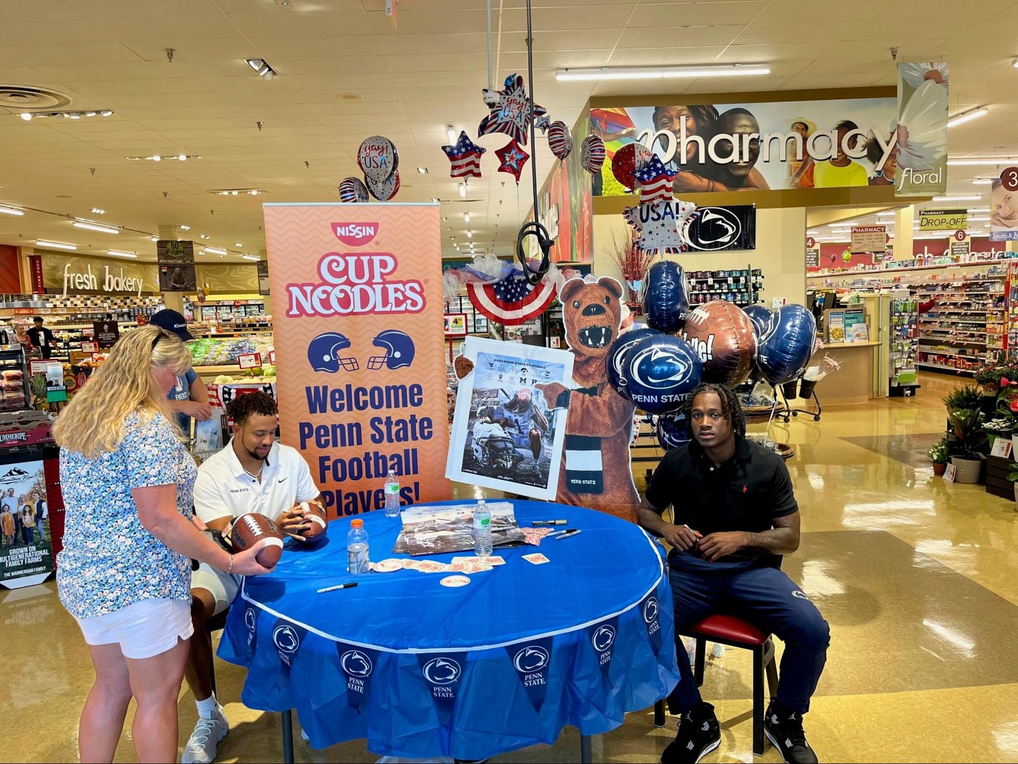 TOUCHDOWN: Nissin Foods Hosts Meet & Greets with Penn State Football Student-Athletes