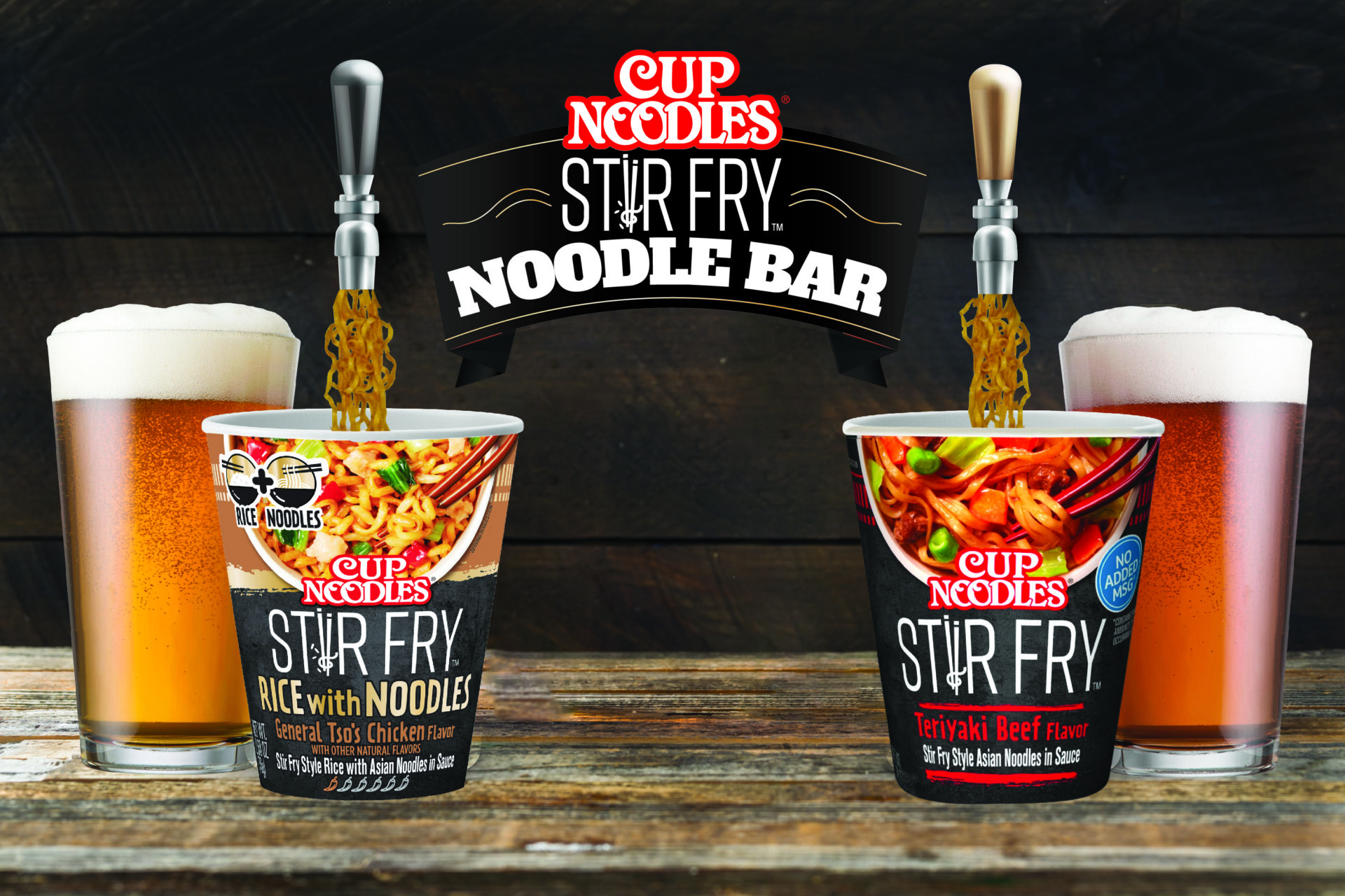 CUP NOODLES® INTRODUCES A NOODLE BAR EXPERIENCE, PAIRING ITS PREMIUM CUP NOODLES® STIR FRY® LINE WITH CRAFT BREWS RIGHT IN TIME FOR OKTOBERFEST