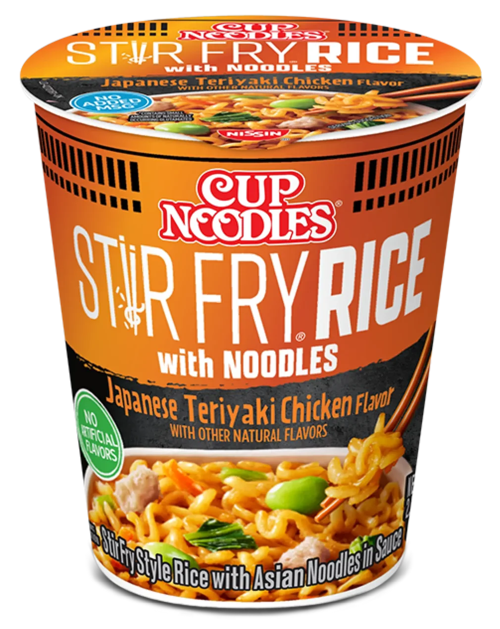 Cup Noodles Stir Fry Rice with Noodles Japanese Teriyaki Chicken