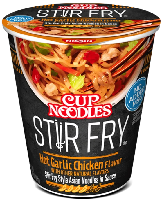 Cup Noodles Stir Fry Hot Garlic Chicken