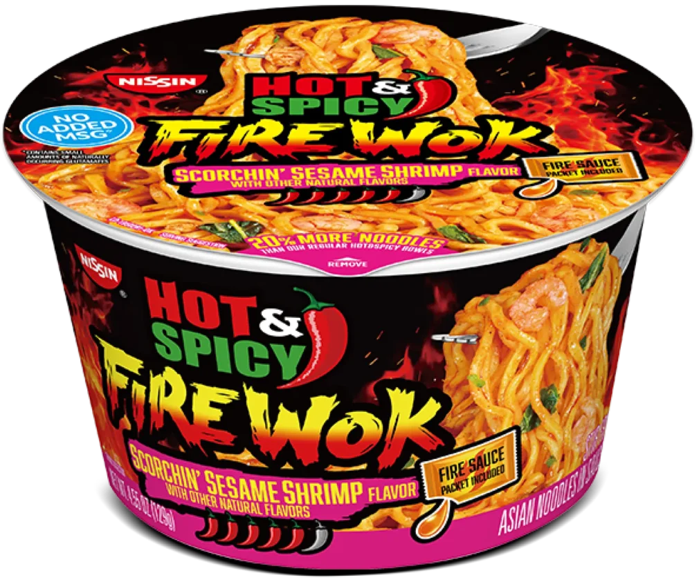 Hot & Spicy Fire Wok Scorchin’ Sesame Shrimp