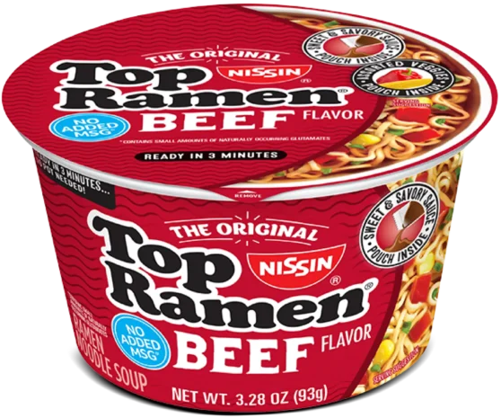 Top Ramen Bowl Beef