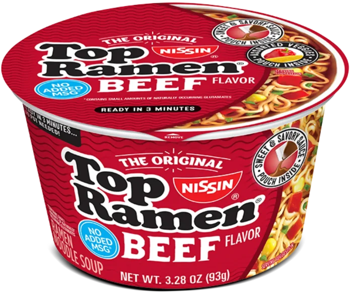 Top Ramen Bowl Beef