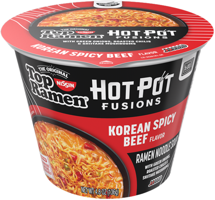 Top Ramen HotPot Fusions Korean Spicy Beef