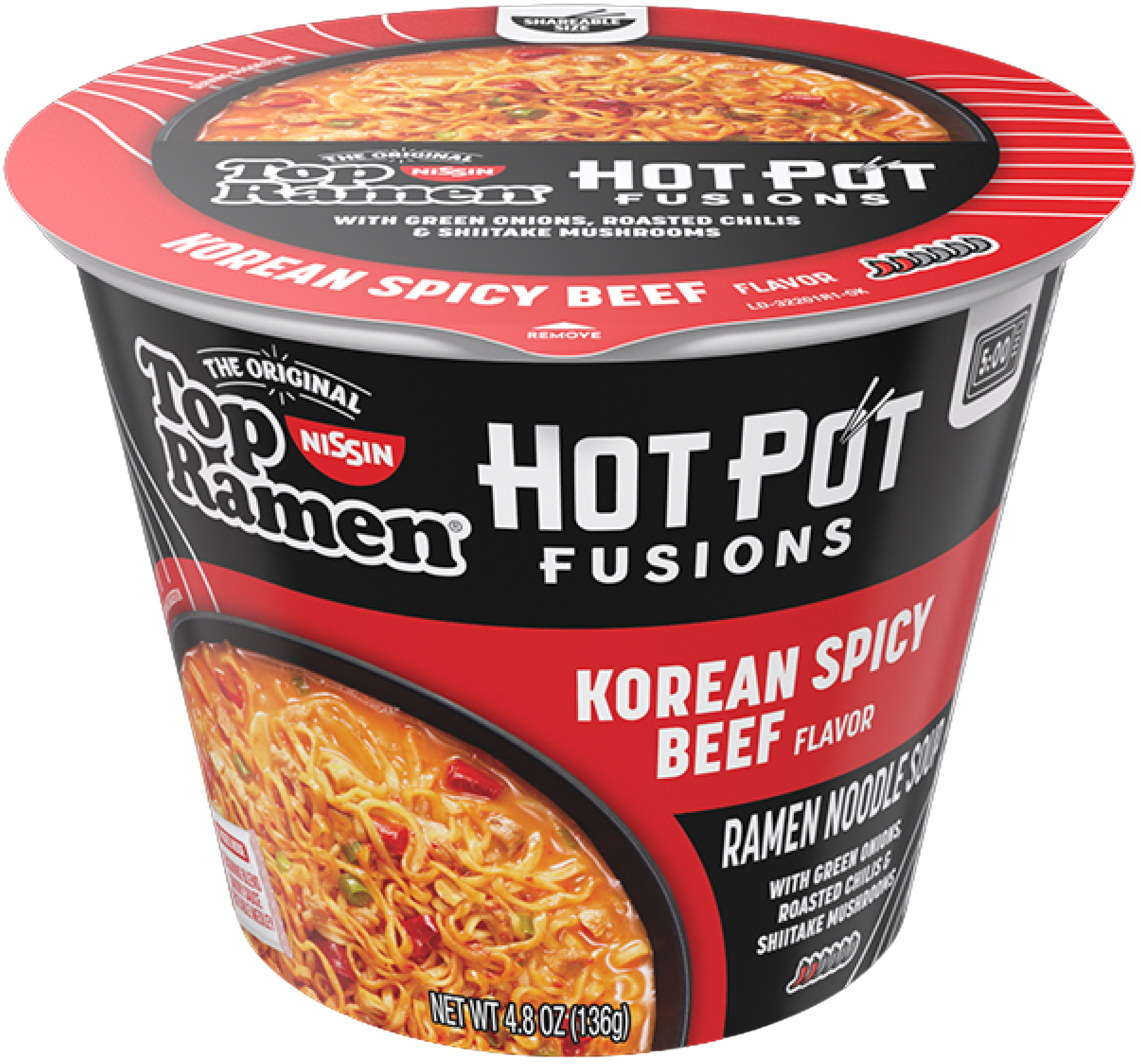 Top Ramen HotPot Fusions Korean Spicy Beef