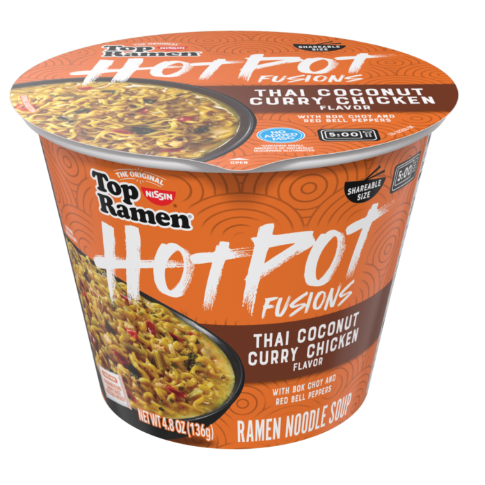 Top Ramen HotPot Fusions Thai Coconut Curry Chicken