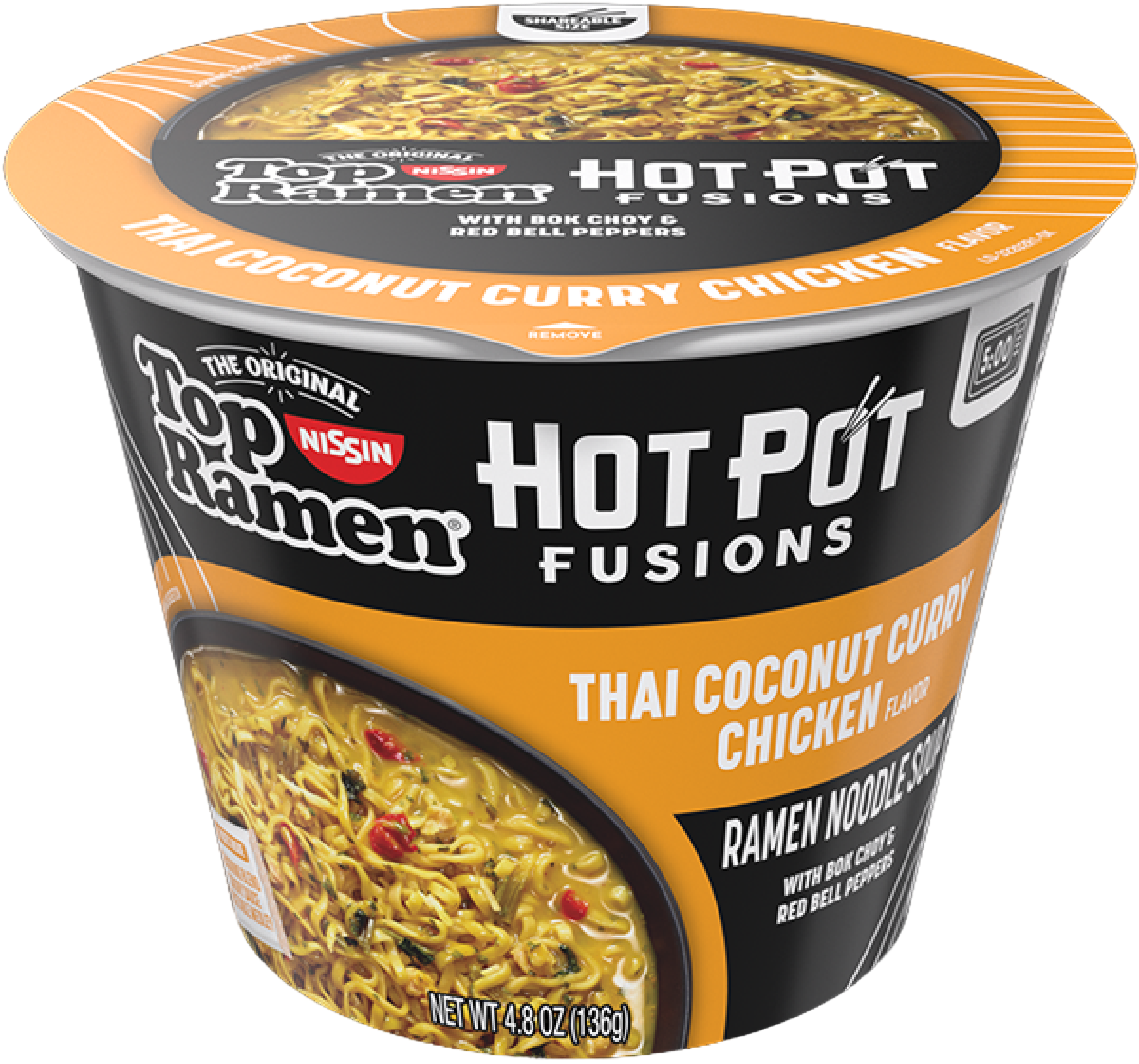 Top Ramen HotPot Fusions Thai Coconut Curry Chicken