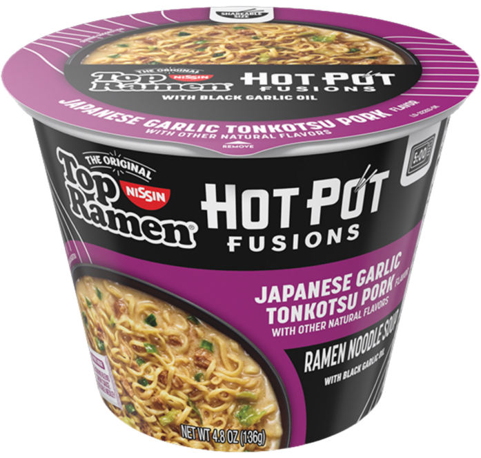 Top Ramen HotPot Fusions Japanese Garlic Tonkotsu Pork
