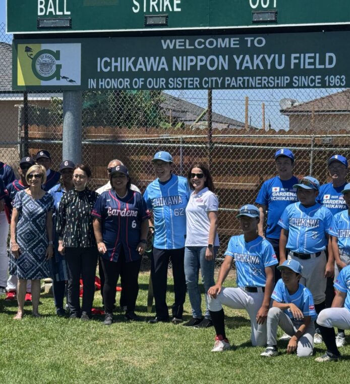Nissin Foods Supporting The Sister City Goodwill Baseball Classic in Gardena, CA