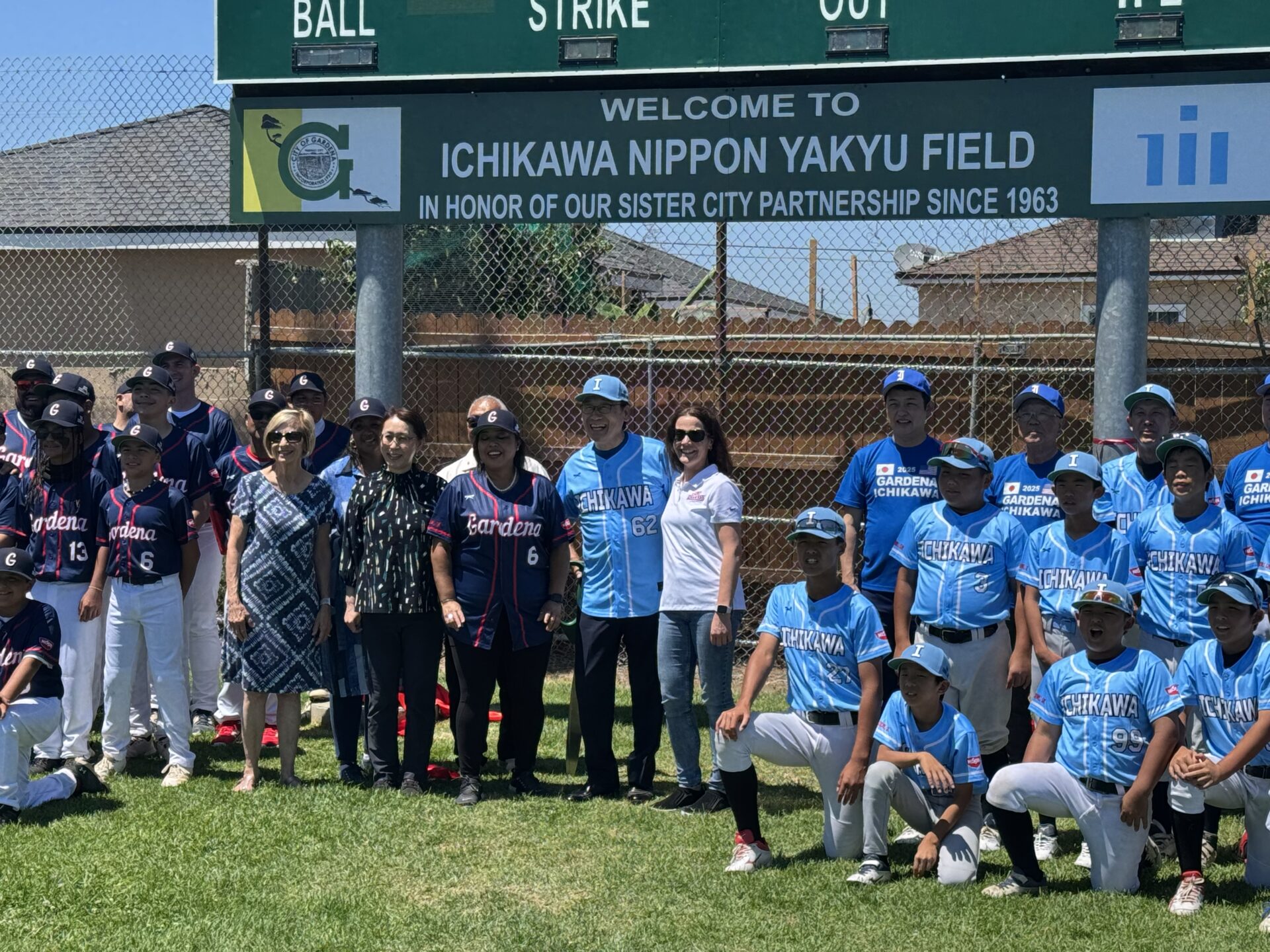 Nissin Foods Supporting The Sister City Goodwill Baseball Classic in Gardena, CA