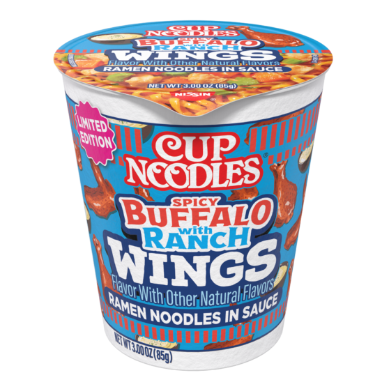 Cup Noodles Spicy Buffalo with Ranch Wings