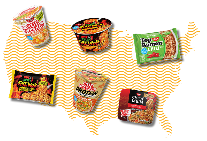 Find nearest store with Nissin products