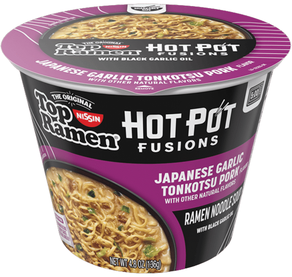 Top Ramen HotPot Fusions Japanese Garlic Tonkotsu Pork