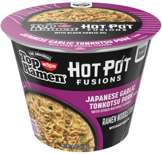 Top Ramen HotPot Fusions Japanese Garlic Tonkotsu Pork