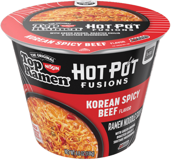 Top Ramen HotPot Fusions Korean Spicy Beef
