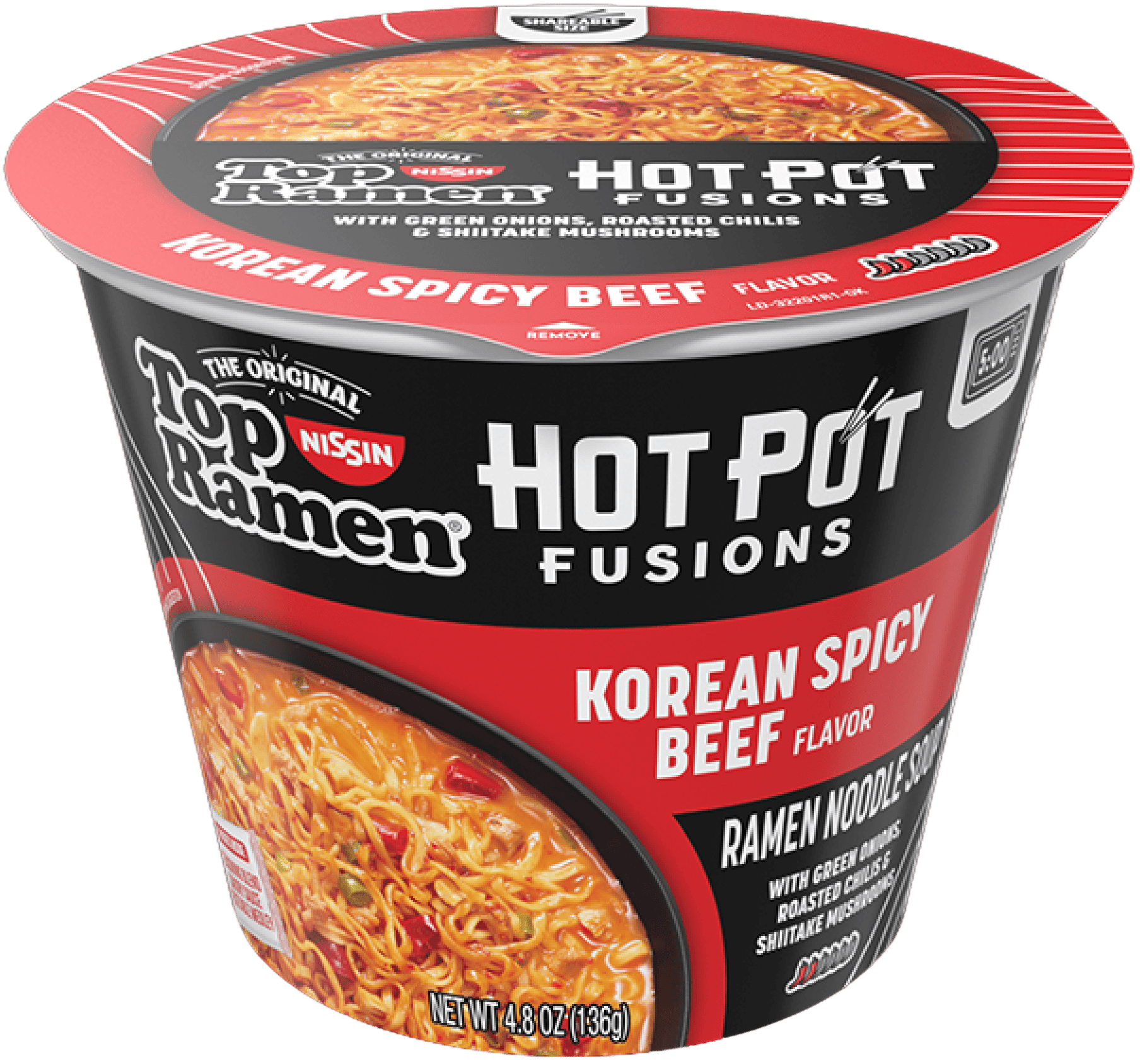 Top Ramen HotPot Fusions Korean Spicy Beef