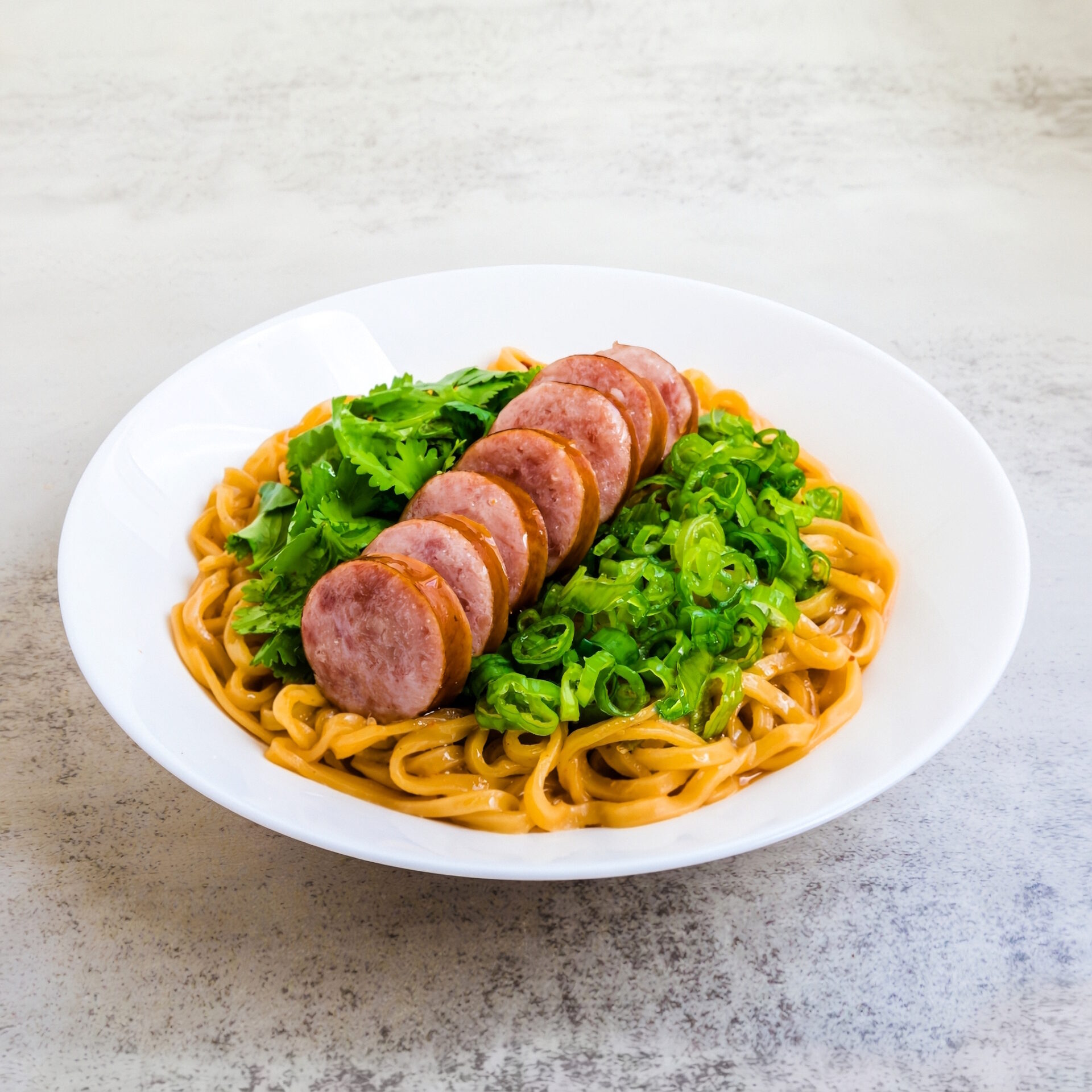 Smoked Sausage Dan Dan