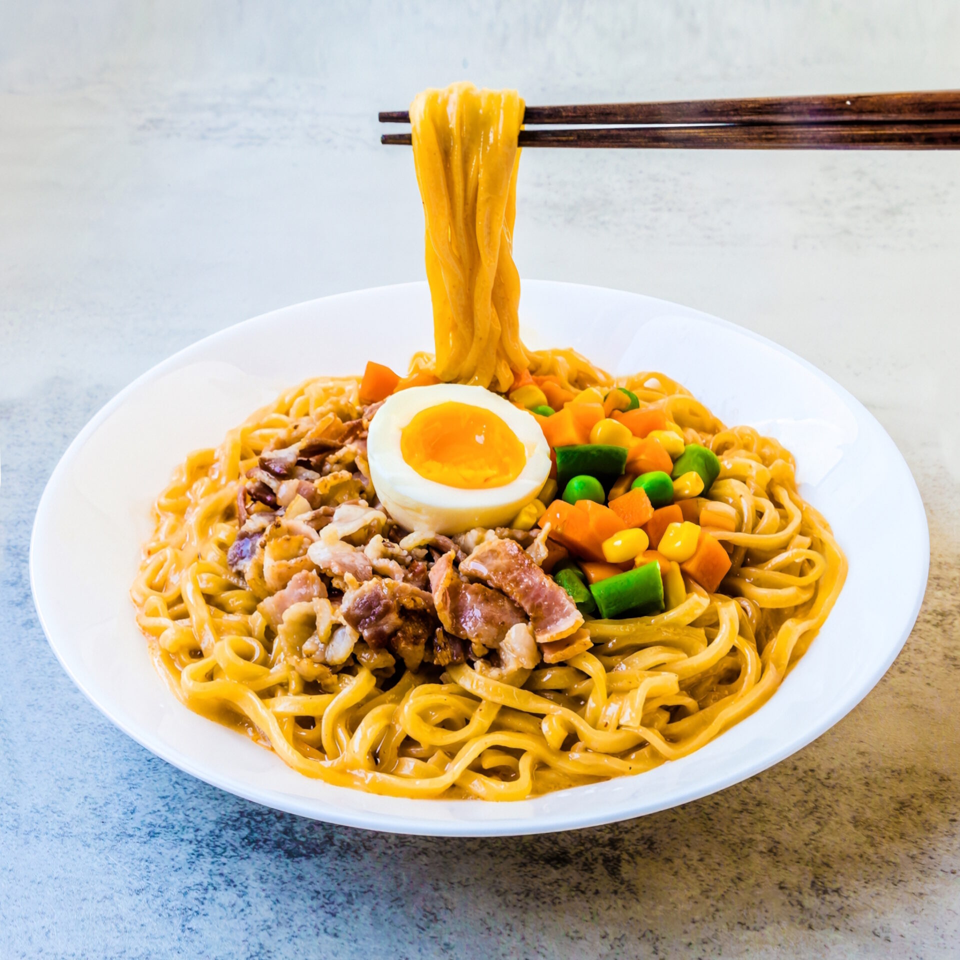 Creamy Bacon Tonkotsu Bowl